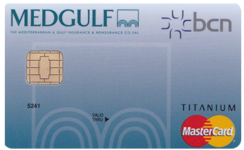 BCN Medgulf Titanium Charge Card